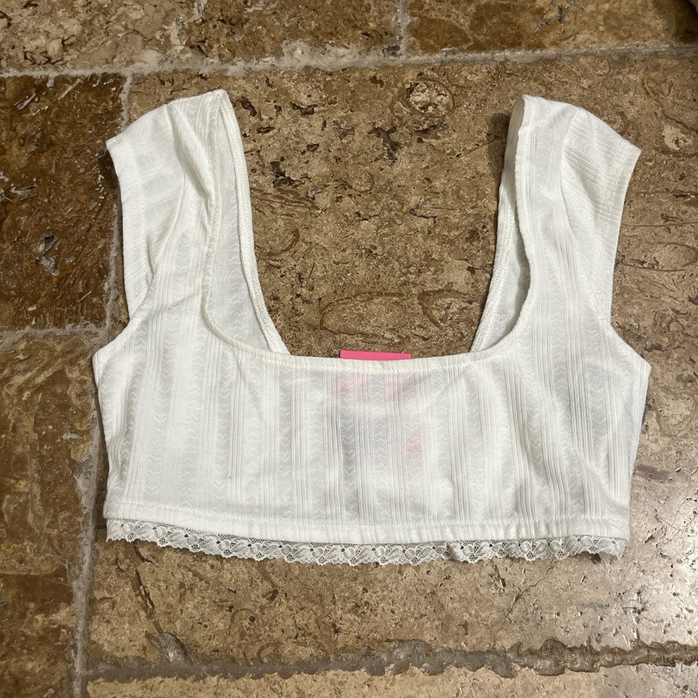 NWT Edikted Open Back Top